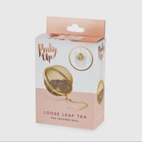 Image 4 of Gold Plated Stainless Steel Tea Infuser Small Mesh Ball
