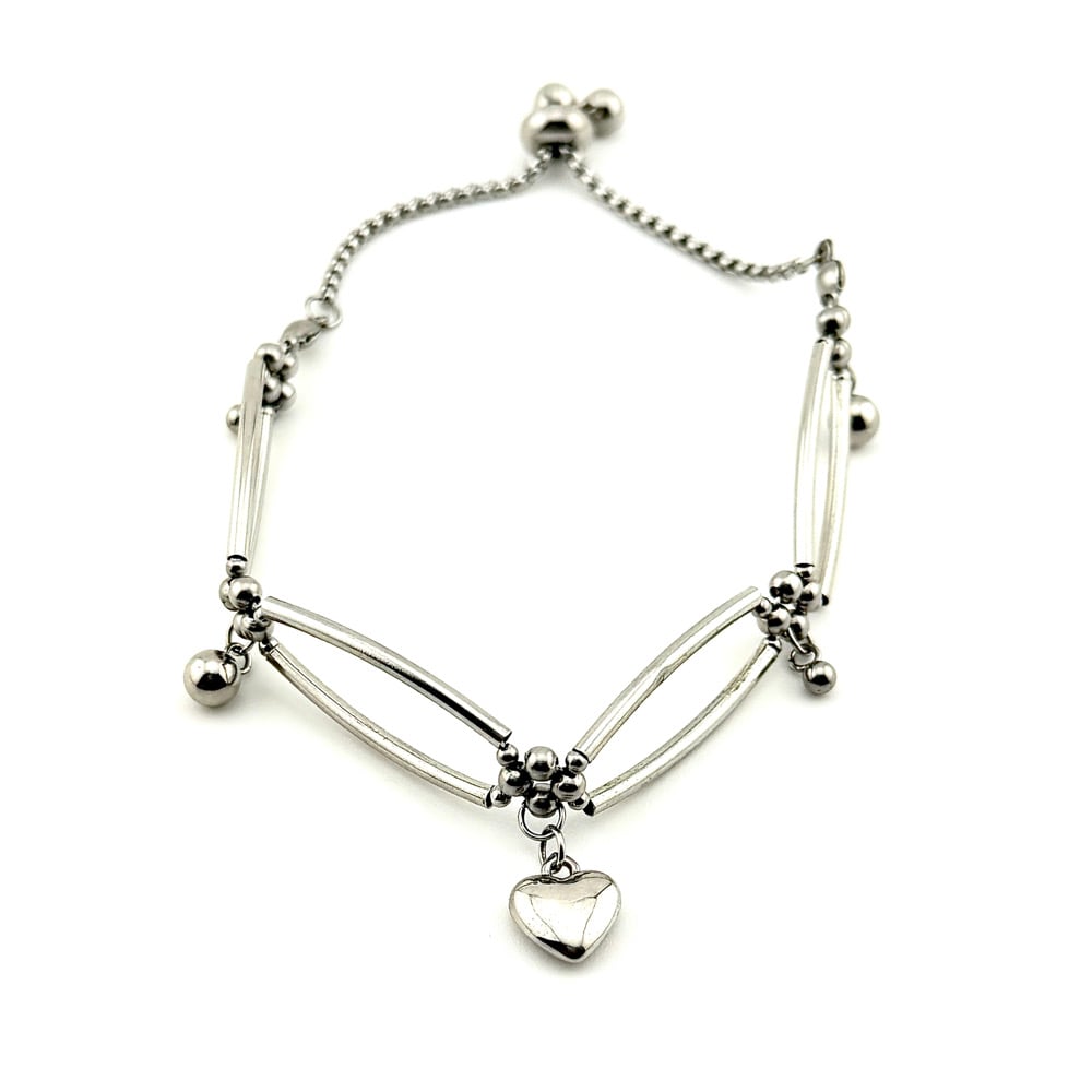 Image of Clover Heart Bracelet