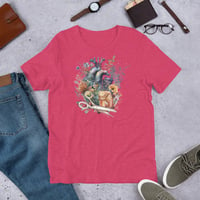 Image 1 of My Heart belongs to quilting distressed Unisex t-shirt