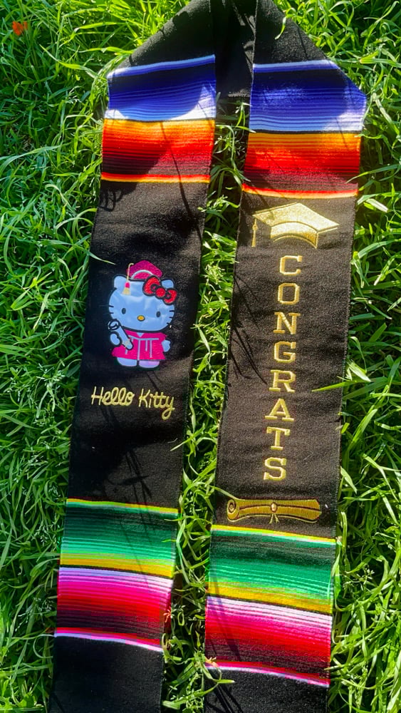 Image of Kitty - Sarape Graduation Sash