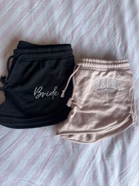 Image 3 of The “Blushing Bride” Running Shorts