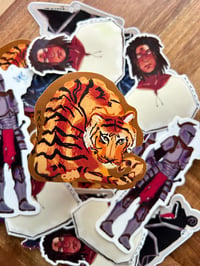 Image 1 of Tiger Sticker illustration