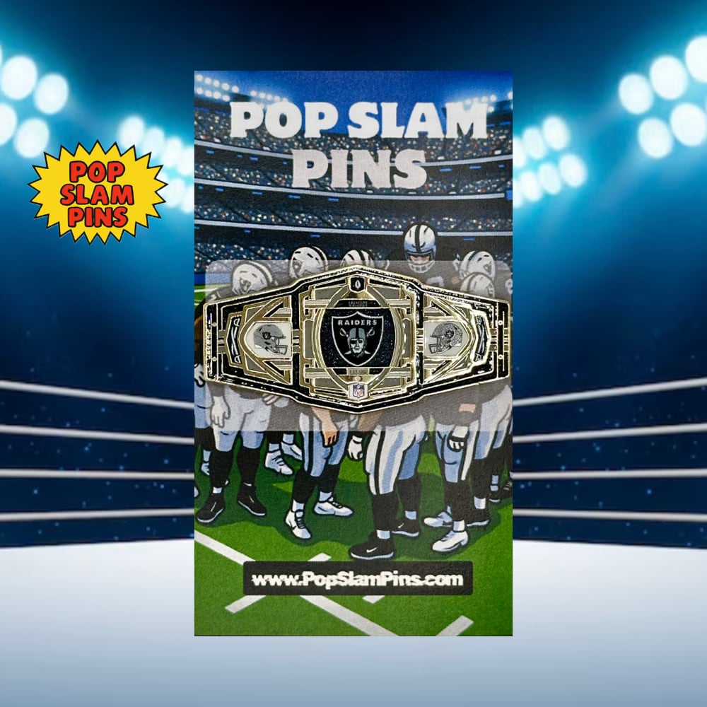 Image of Raiders Title Belt - Pin