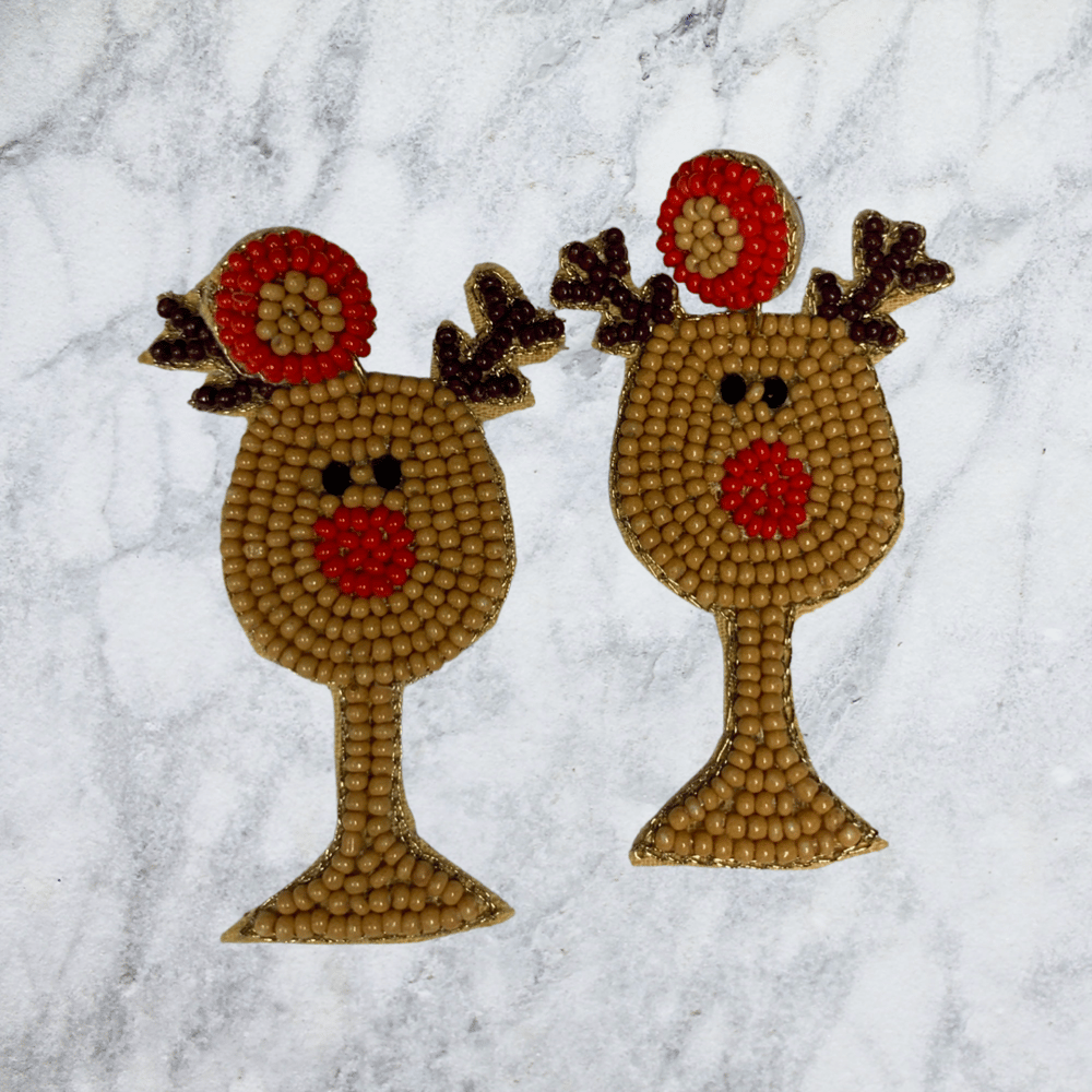 Image of Beaded Christmas Earings