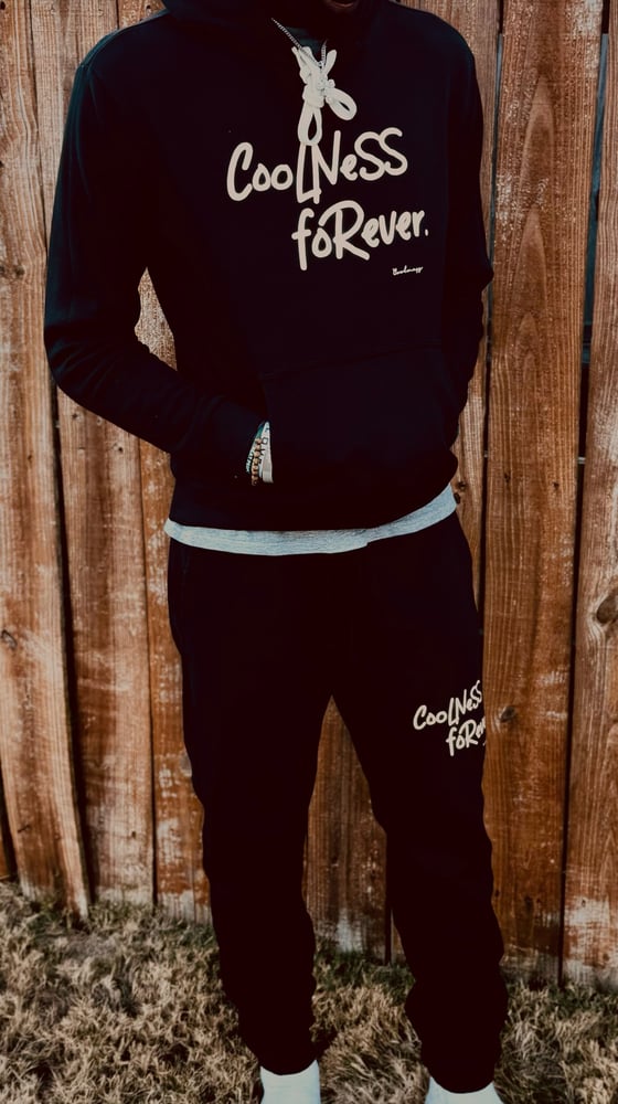 Image of Coolness Forever Sweatsuit - Black/Black