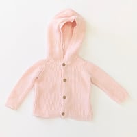Image 1 of Carter's Infant Girls Soft Pink Knit Cardigan