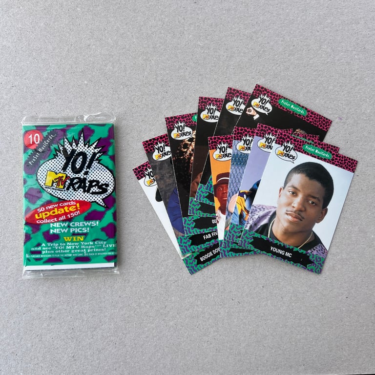 YO! MTV RAPS TRADING CARDS - 80s 90s HIP HOP