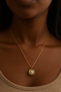 Image 1 of Pearl Orbit Necklace