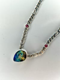 Image 5 of Day Dream Necklace | Australian Boulder Opal & Winza Sapphire 