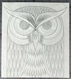 Horned Owl pencil drawing