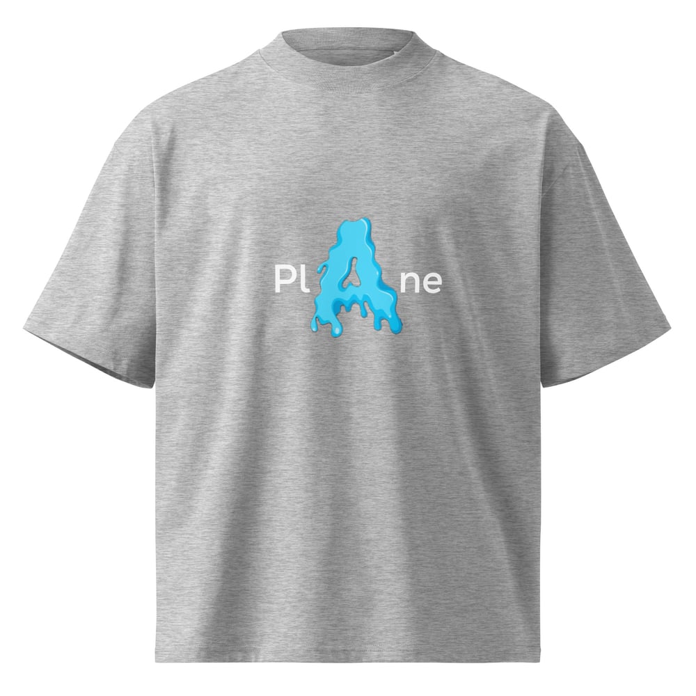 Unisex plAne organic oversized high neck t-shirt
