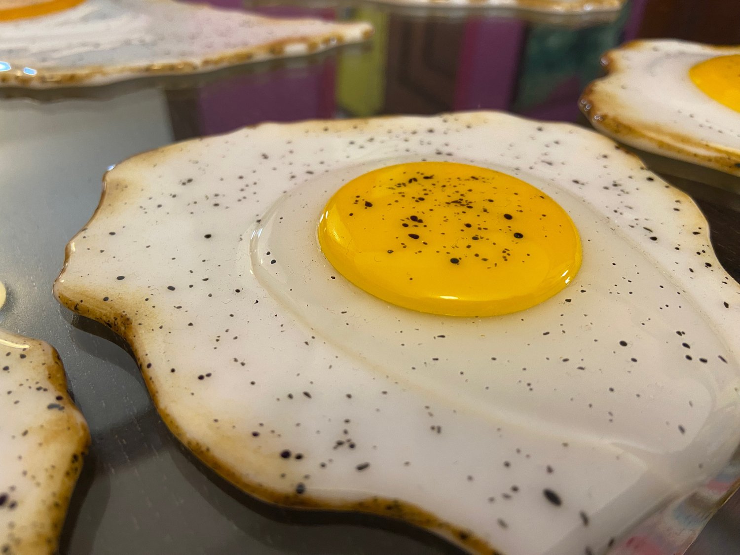 Image of Glass Fried Egg