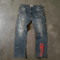 Image 1 of FLAME REWORKED DENIM 05