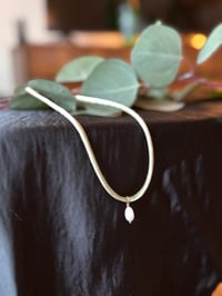 Image 5 of Pearl and Silk Necklace