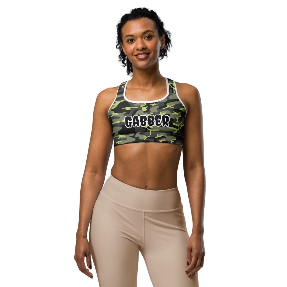 Image of Camo Gabber Sports Bra