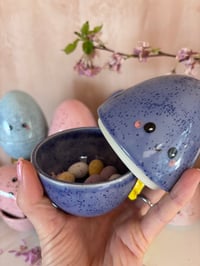 Image 1 of Mini egg pot purple 