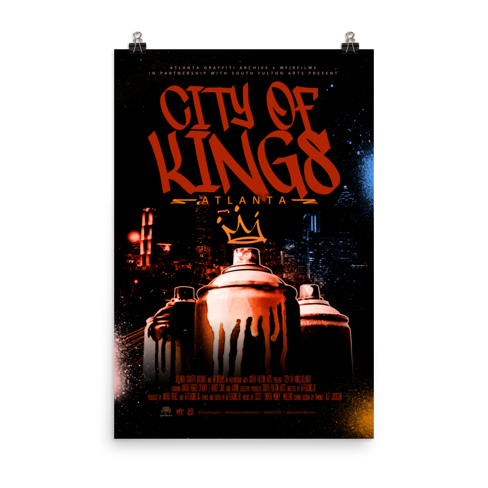 Image of "City Of Kings: Atlanta" Official Poster - Original 