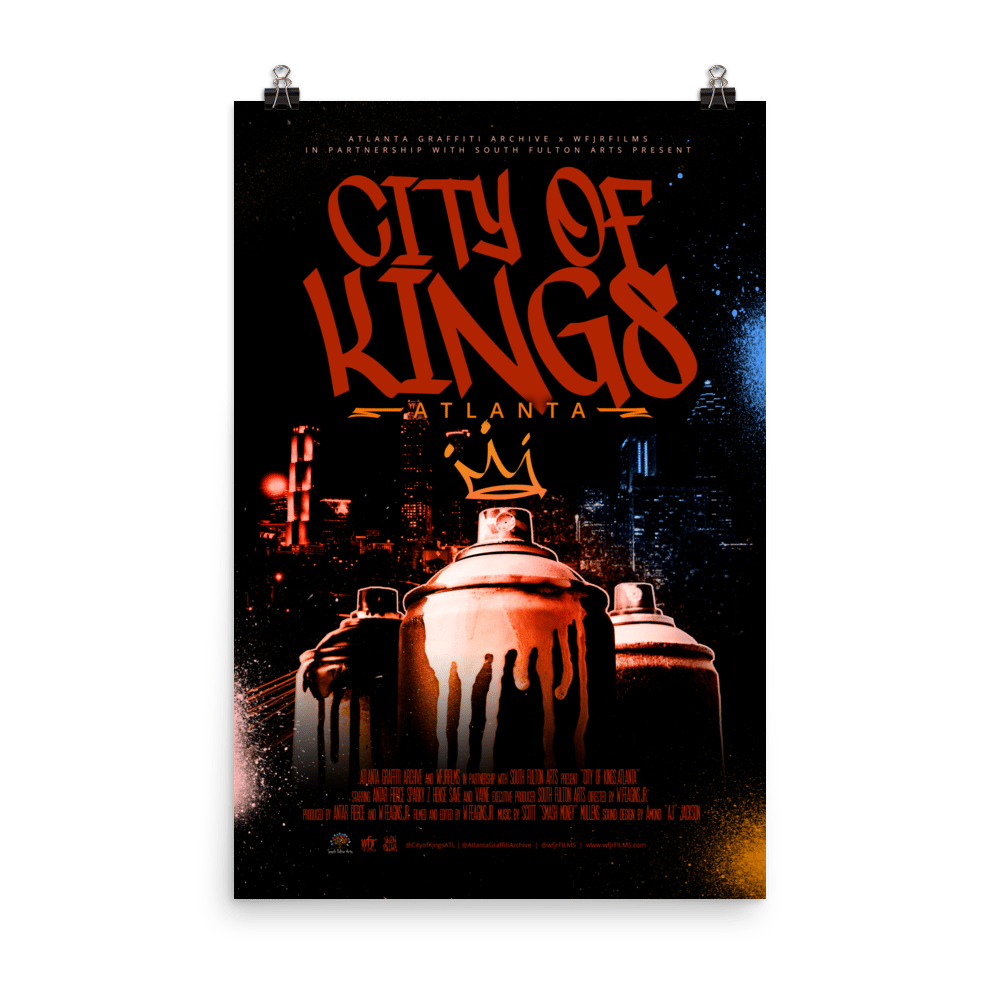 Image of "City Of Kings: Atlanta" Official Poster - Original