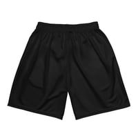Image 2 of Red Logo Mesh Shorts