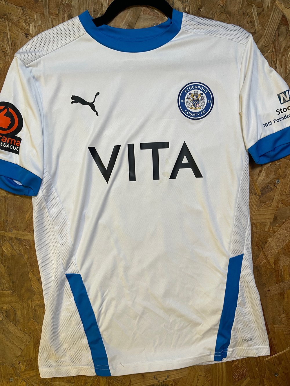 Match worn 2020/21 Puma away shirt