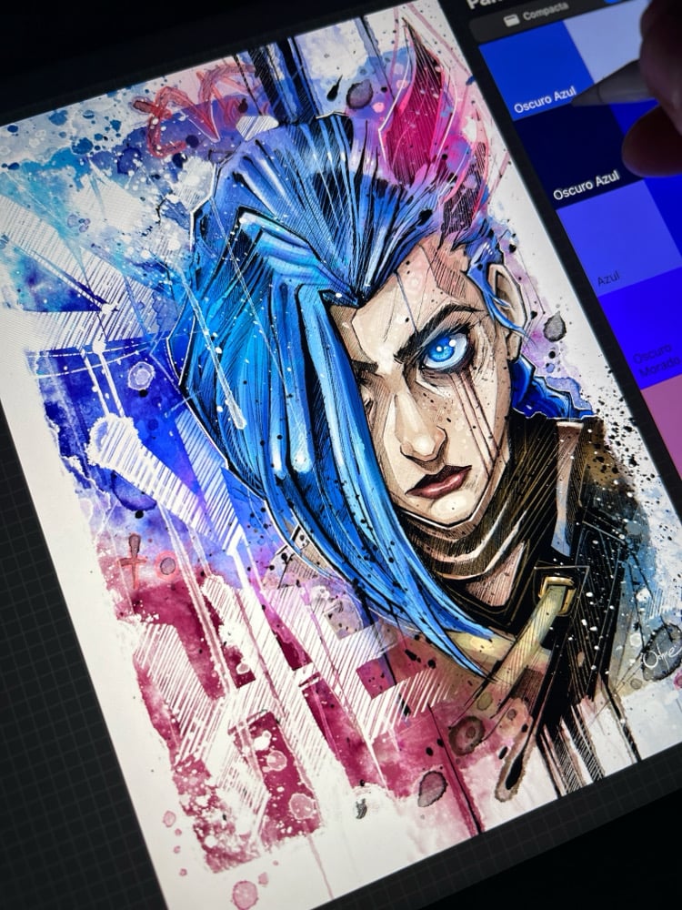 Image of Arcane Leage of Legends watercolor