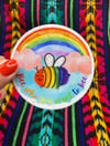 LGBTQ+ Bee Sticker