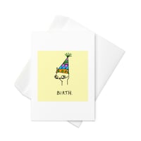 Image 1 of Greeting card BIRTH 