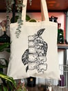 Totebag « Vertèbres et Monstera » 