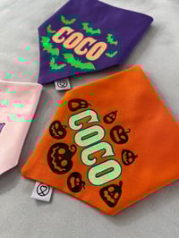 Image 3 of Zombies, Pumpkins or Bats Personalised  Bandana