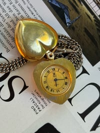 Image 5 of Heart Shape Eska Pocket/Necklace Watch