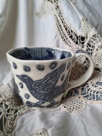 Image 2 of Cat and Bird Mug