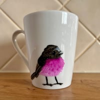 Image 1 of Pink Robin Mug