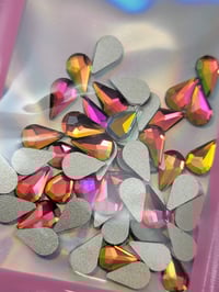 Image 1 of Tear drop rhinestones  3 tones