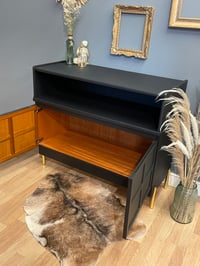 Image 2 of Black Nathan sideboard with gold legs 
