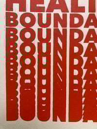 Image 11 of 'Healthy Boundaries' screenprints