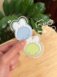 Image 1 of Smiski x Miffy stickers!