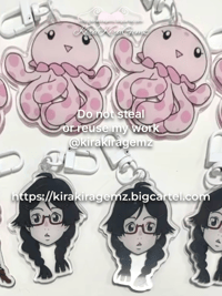 Image 2 of Princess Jellyfish Acrylic Keychains
