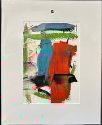 Image 7 of ART - Small Framed Cold Wax & Oil Abstract