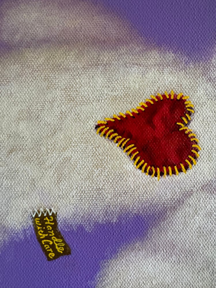‘Handle With Care’ Painting on Canvas!