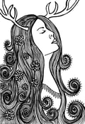 Image of Nature maiden print (unframed)