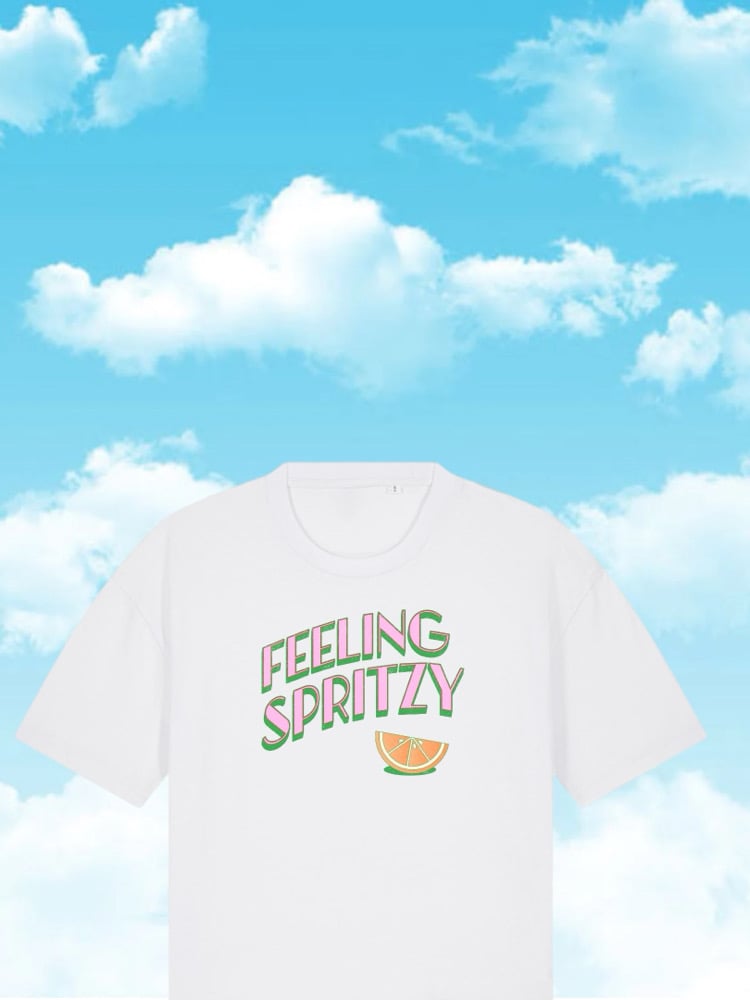 Image of feeling spritzy £10 tee