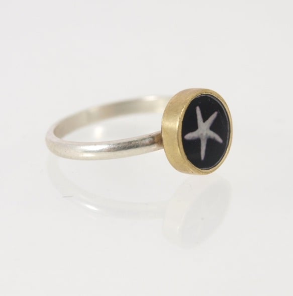 Image of Starfish Photo Ring