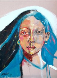 Image 1 of HILL - Oils On Cardboard - Original Art 