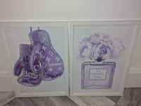 Image 3 of LILAC GLOVES FASHION PRINT SET 