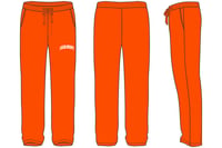 LocalHoops Ways Fleece Sweats - W Orange/White