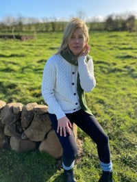 Image 1 of Classic Aran Cardigan - Made in Europe