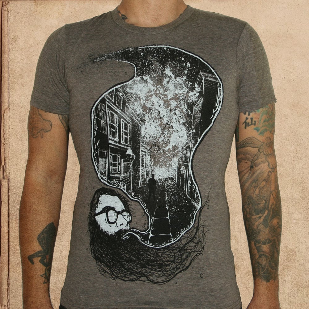 Image of Howl - triblend coffee - discharge inks - unisex 
