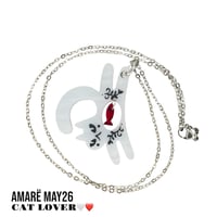 CAT LOVER🤍❤️ NECKLACE