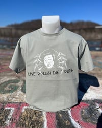 Image 1 of Stonewashed Green “Spider Lady” Tee
