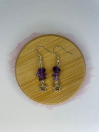 Image 2 of Crystal Star Earrings